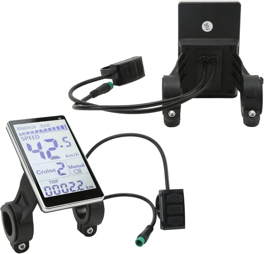 OUXI M5 Displaypaneel Elektrische Fiets - Grijs/Zwart