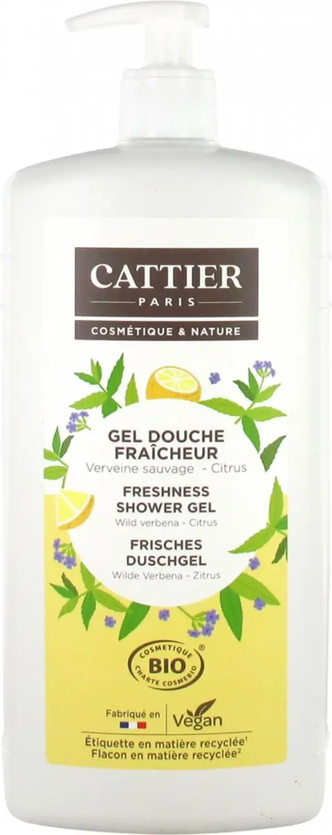 Cattier Wilde Verbena Citrus Douchegel 1L