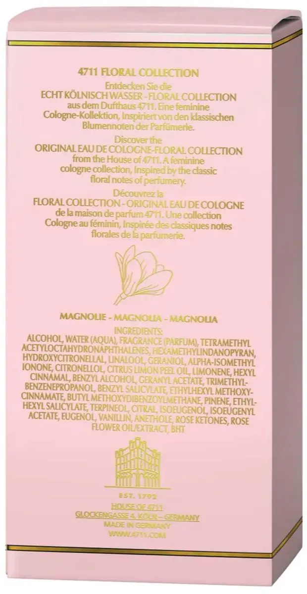 4711 Floral Collection Magnolia Eau de Cologne 100ml