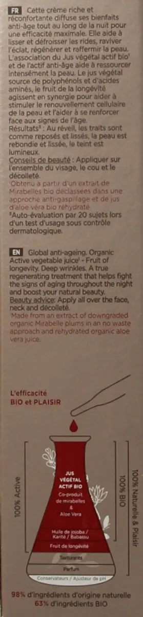 Cattier Nachtcreme Revitaliserend 50ml