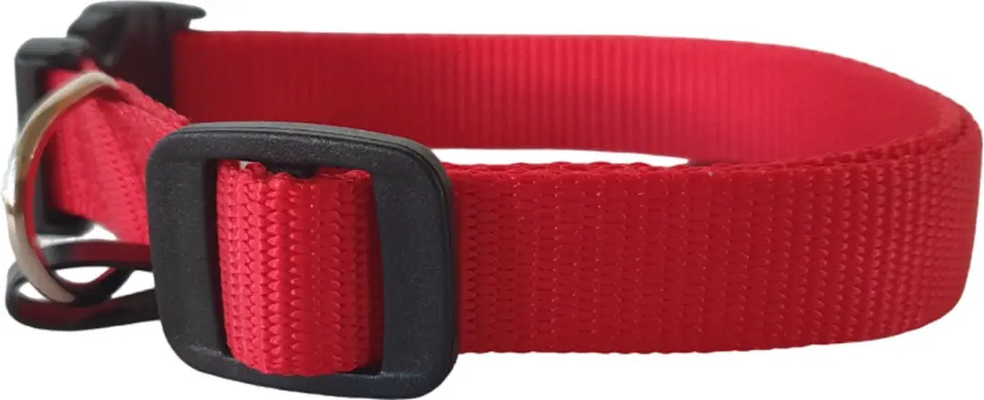 Ferplast Club Hondenhalsband 56cm Nylon - Rood/Zwart