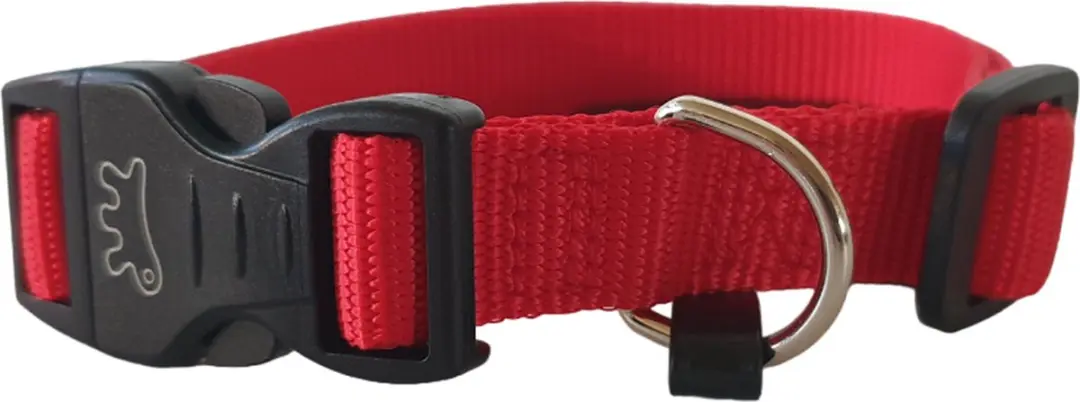 Ferplast Club Hondenhalsband 56cm Nylon - Rood/Zwart