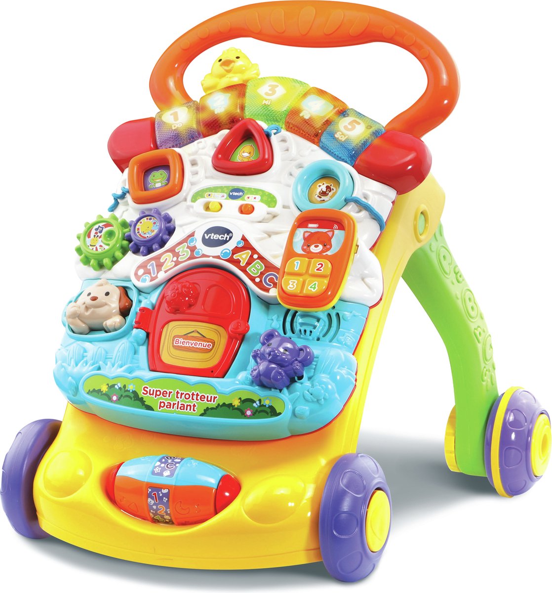 VTech Baby 80-505607, 0,75 jaar, Geluid, Spreekfunctie, Batterijen vereist, AA, Synthetisch