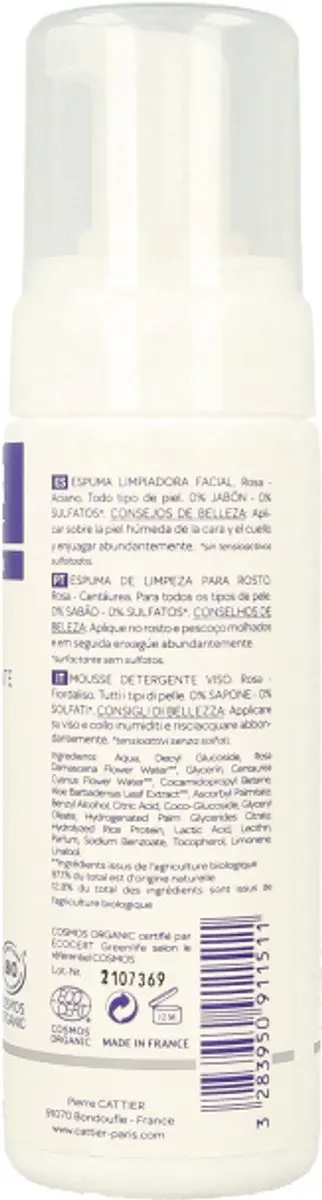 Cattier Reinschuimm Gezicht 150ml