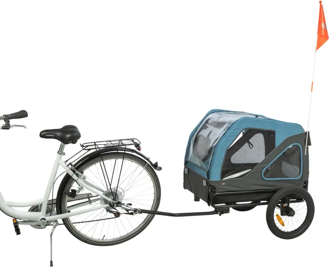 Trixie Fietskar Blauw/Grijs M - Tot 35 kg