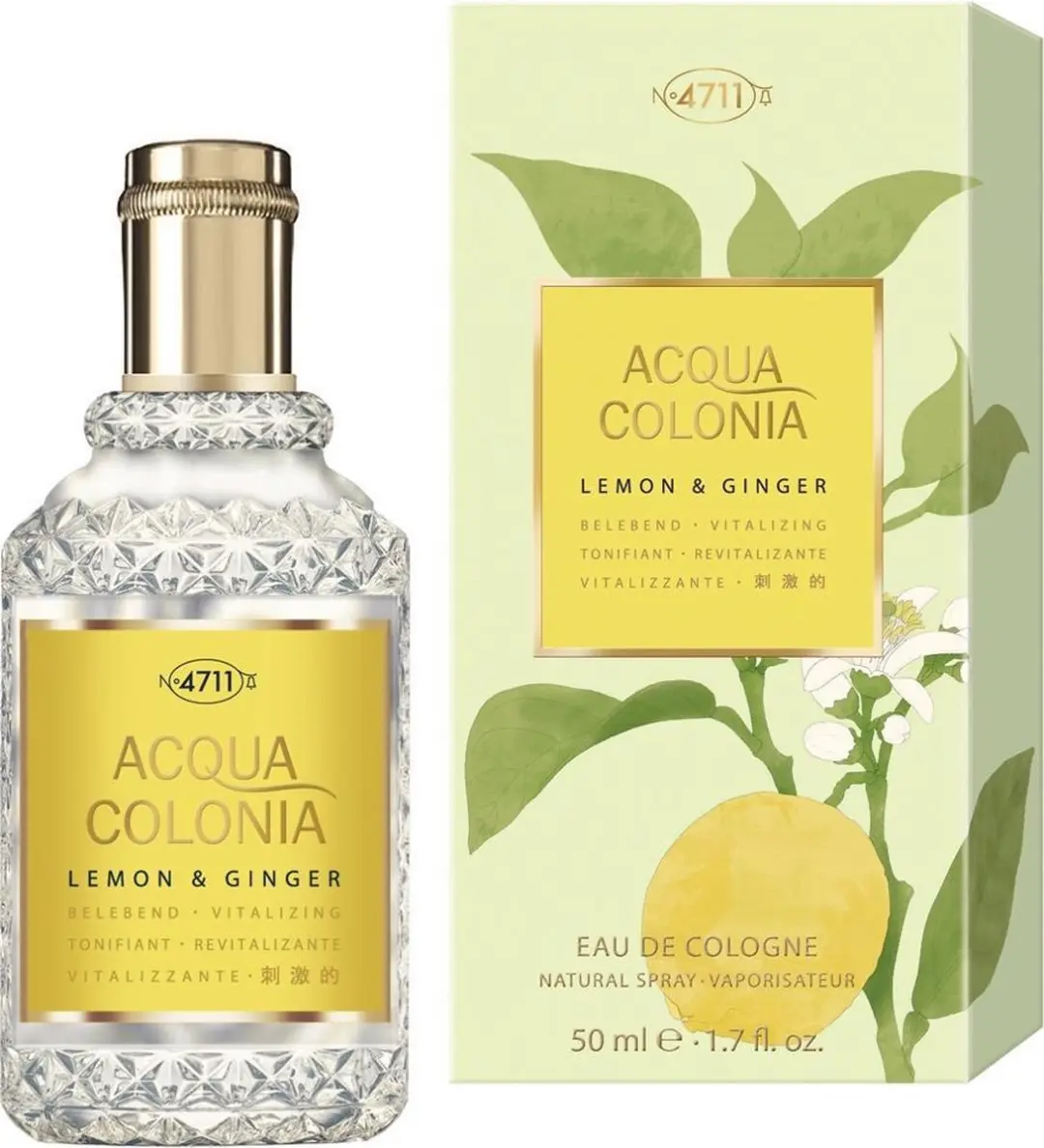 4711 Acqua Colonia Lemon & Ginger Eau de Cologne 50ml