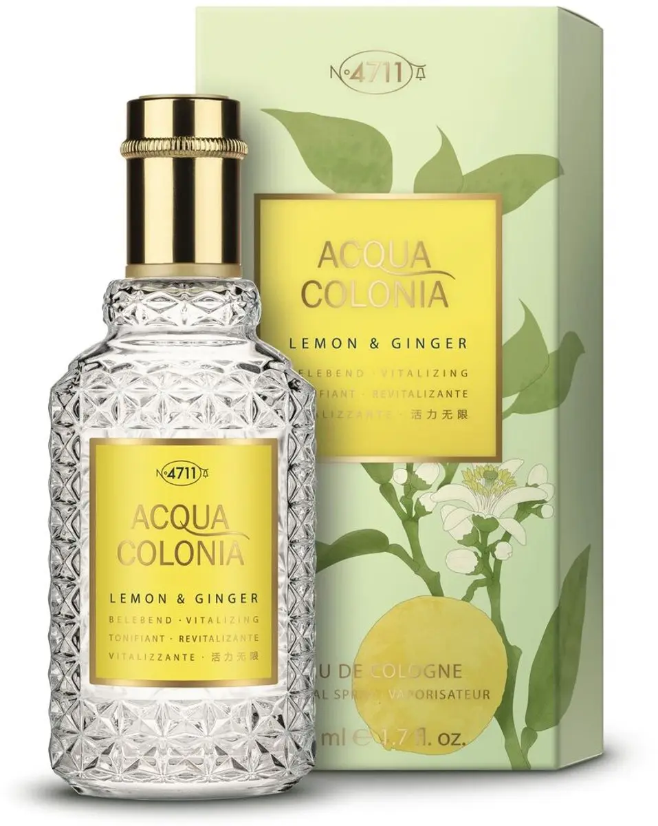 4711 Acqua Colonia Lemon & Ginger Eau de Cologne 50ml - afbeelding 6 van 6