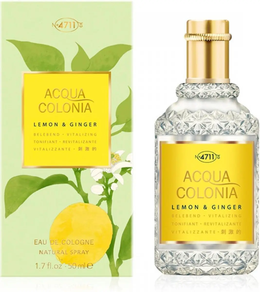 4711 Acqua Colonia Lemon & Ginger Eau de Cologne 50ml