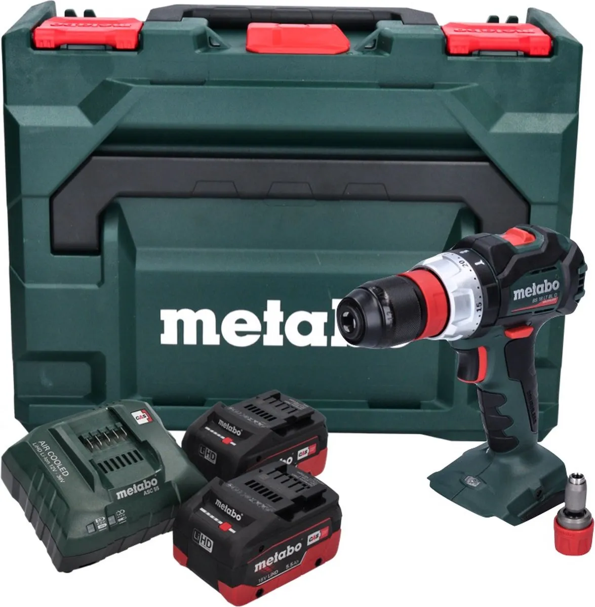 Metabo BS 18 LT BL Q Accuboormachine 18V 75Nm - 2x 5,5Ah + Oplader - afbeelding 2 van 5