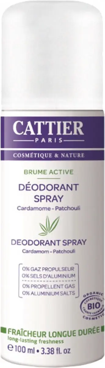 Cattier Deospray Cardamom 100ml