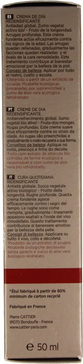 Cattier Dagcreme Verstevigend 50ml