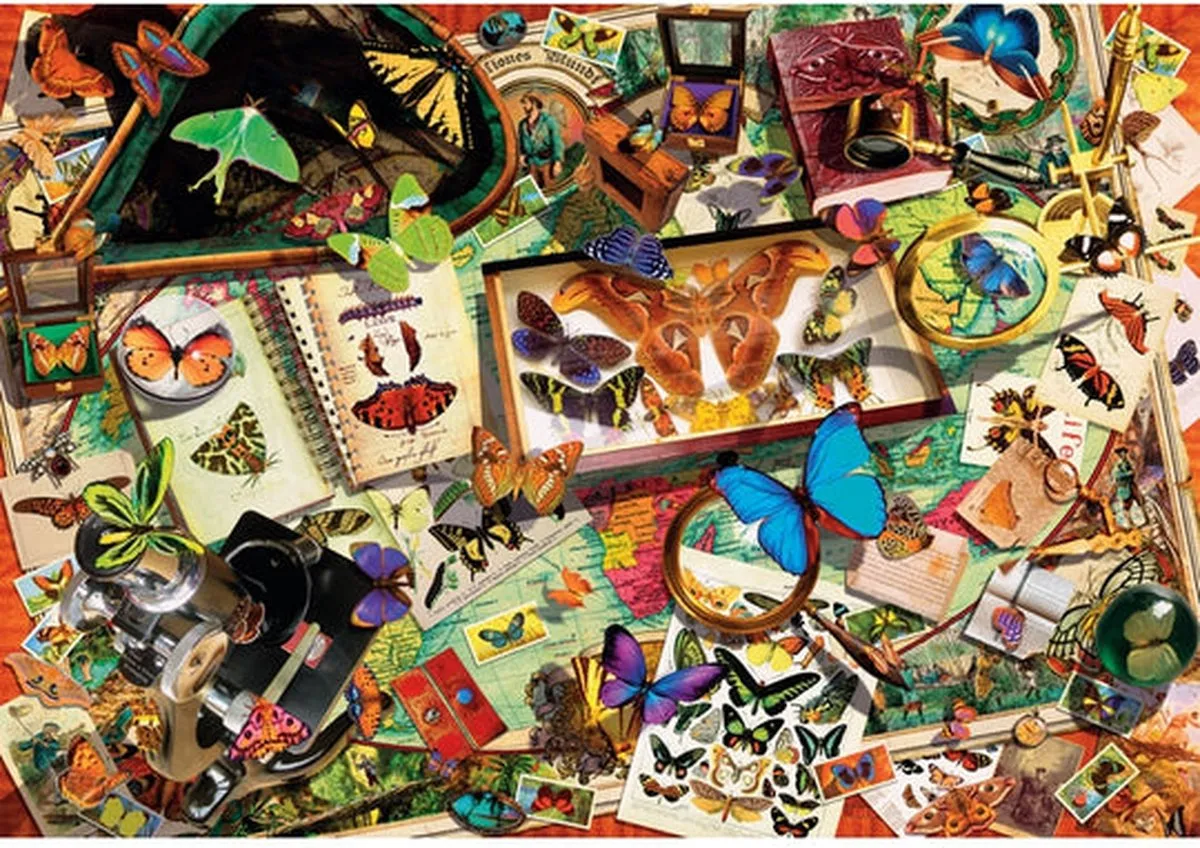 Clementoni The Butterfly Collector Puzzel 500 Stuks - Multikleur