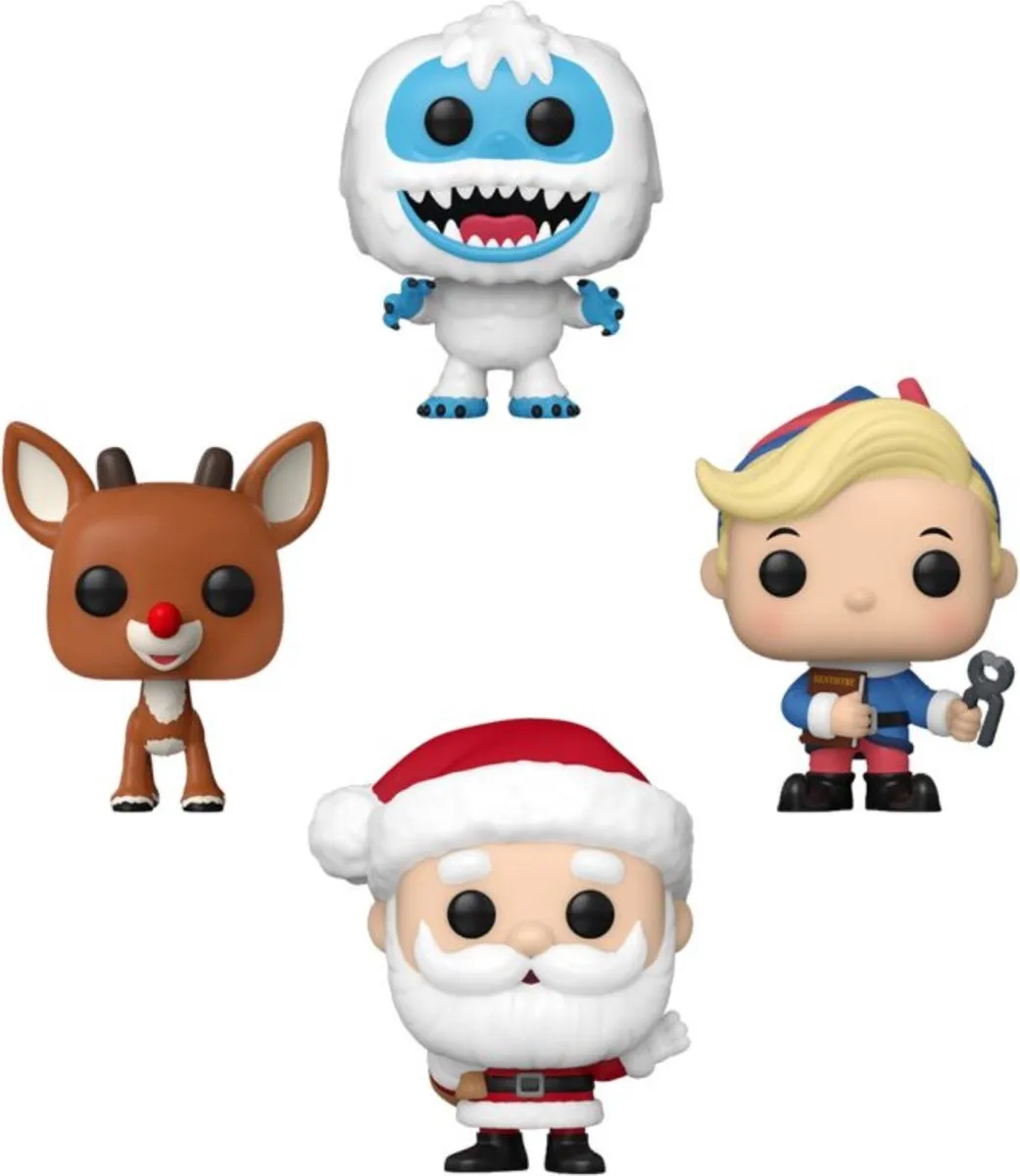 Funko Rudolph The Red-Nosed Reindeer Pocket POP! 4-Pack