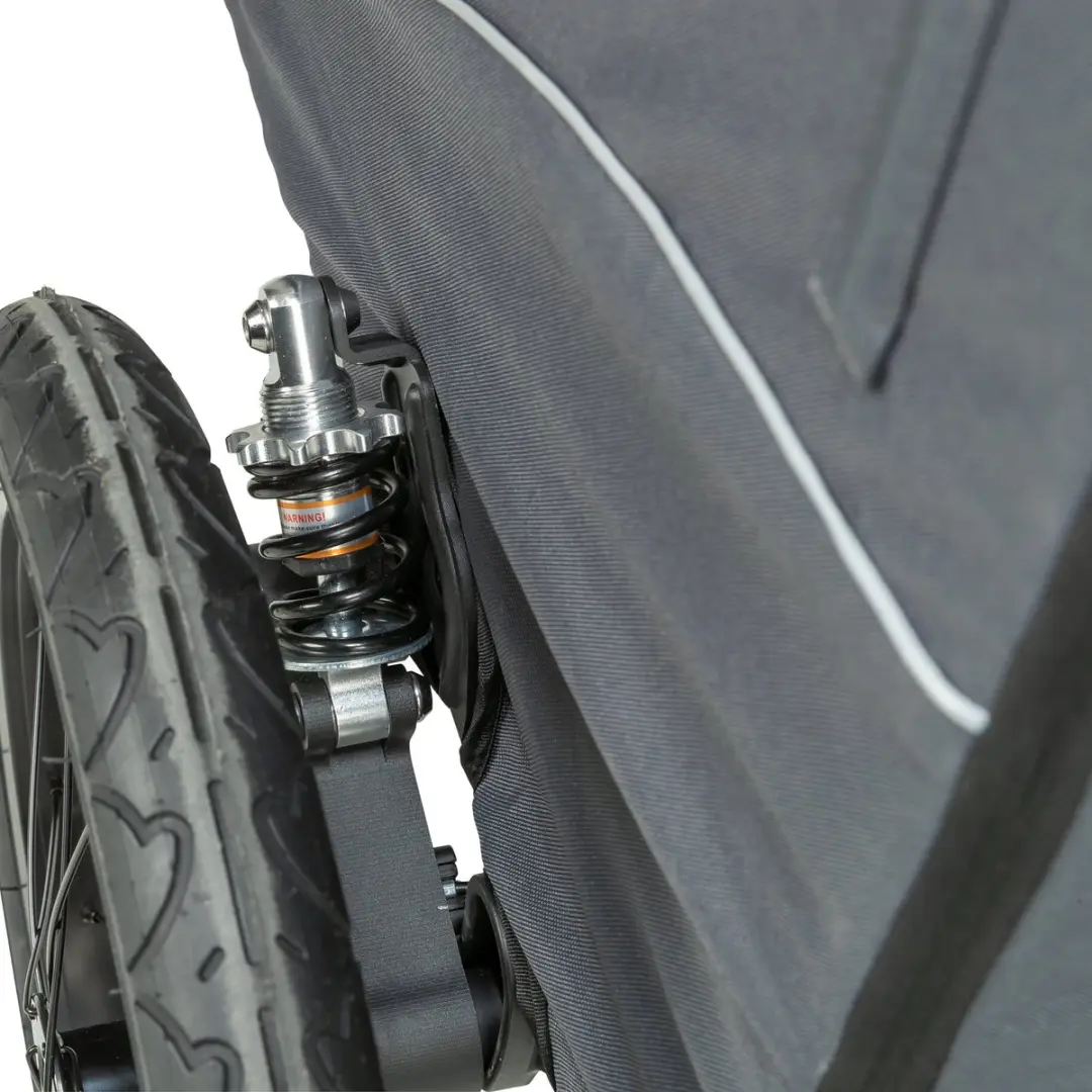 Trixie Opvouwbare Fietskar Grijs - XL