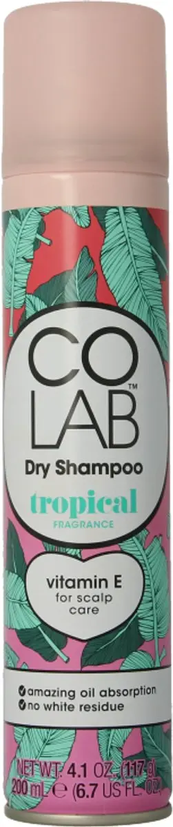 Colab Droogshampoo Tropical 200ml - afbeelding 6 van 6