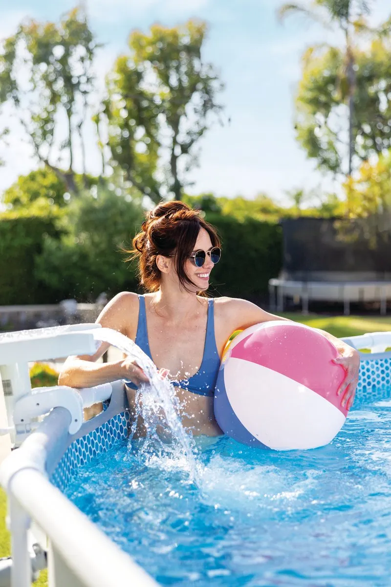 Intex Strandbal Ø 61cm - Geel/Rozes/Blauw/Wit