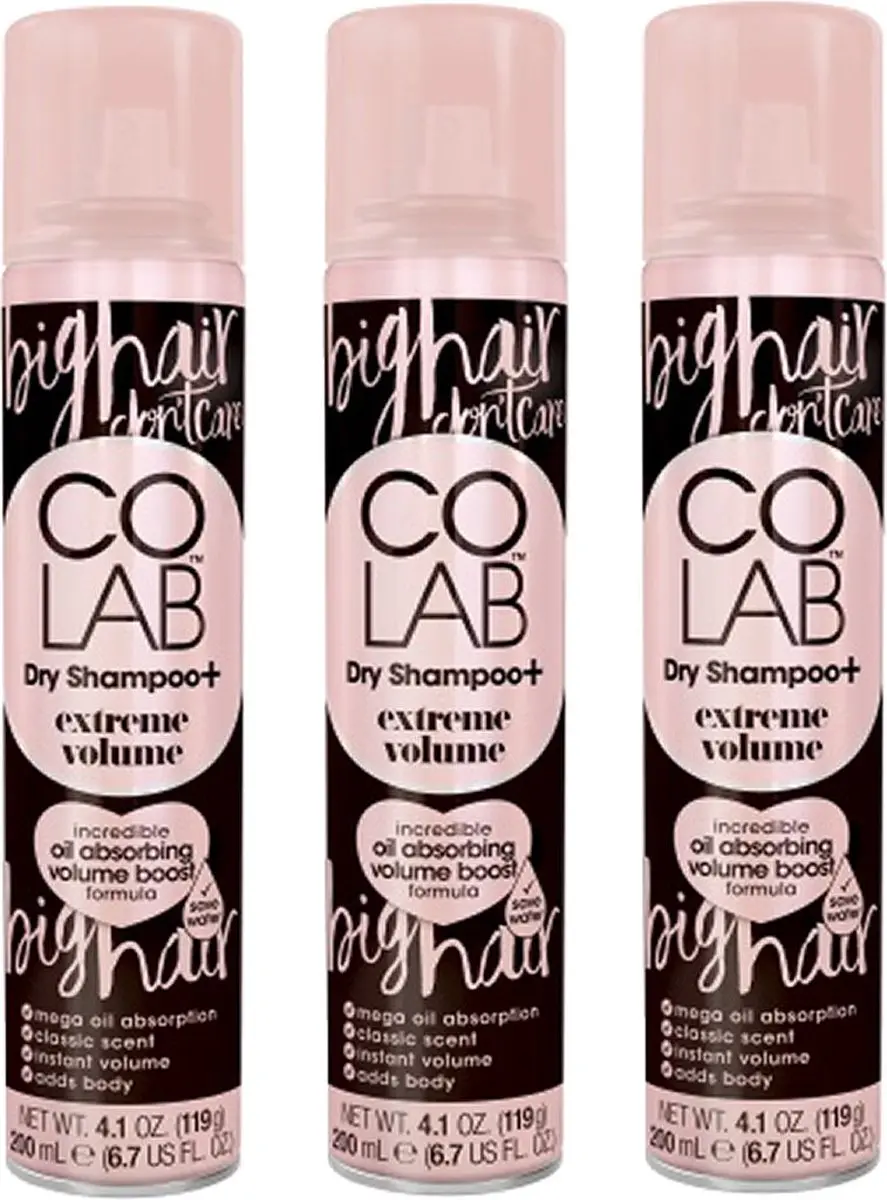 Colab Extreme Volume Dry Shampoo 3x200ml