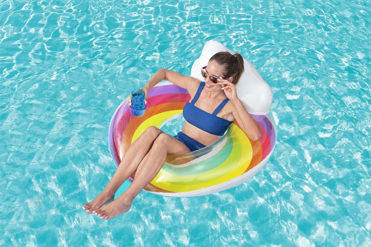 Bestway Opblaasbaar Regenboog Wiel 43647 - D107cm - Meerkleurig - afbeelding 3 van 6