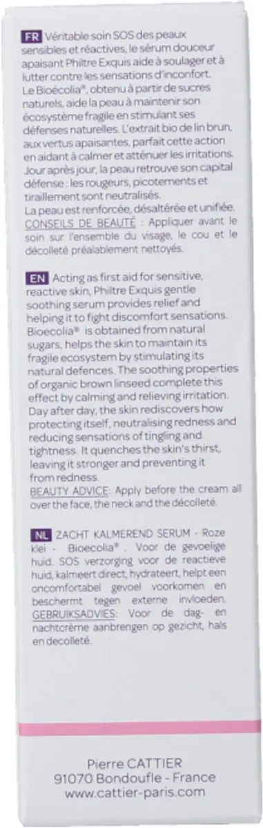 Cattier Kalmerend Serum Gevoelige Huid 30ml