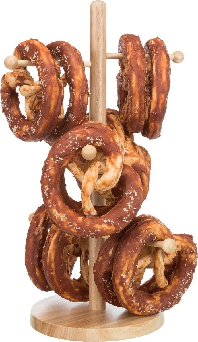 Trixie Denta Fun Pretzels Eend Kauwsnack - 10cm - Glutenvrij - afbeelding 3 van 4