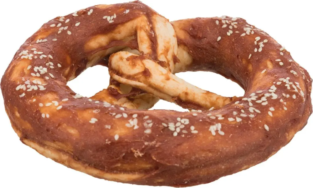 Trixie Denta Fun Pretzels Eend Kauwsnack - 10cm - Glutenvrij - afbeelding 2 van 4