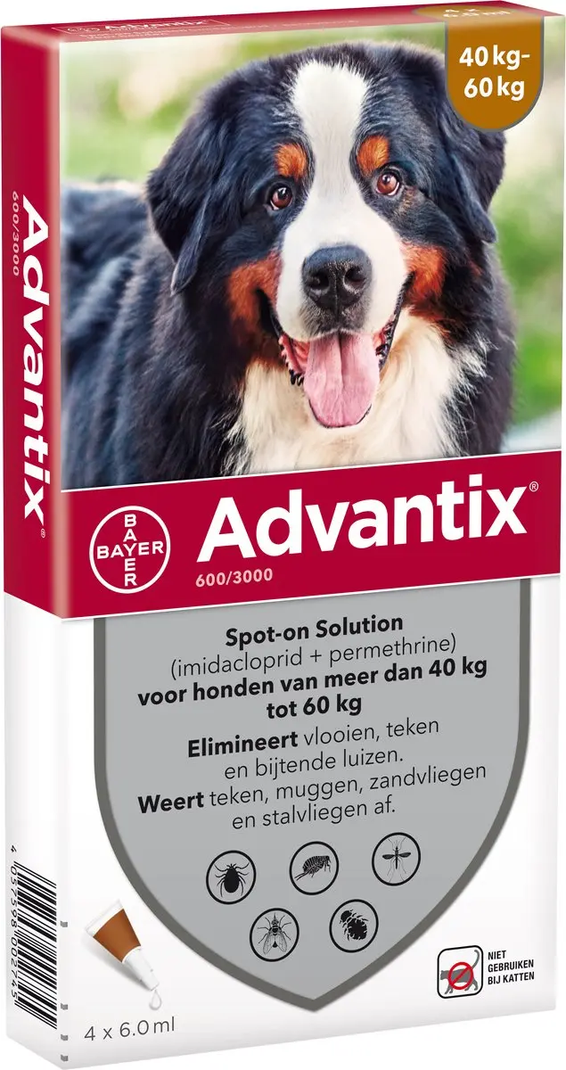 Advantix Vlooien & Teken Pipetten Hond XL