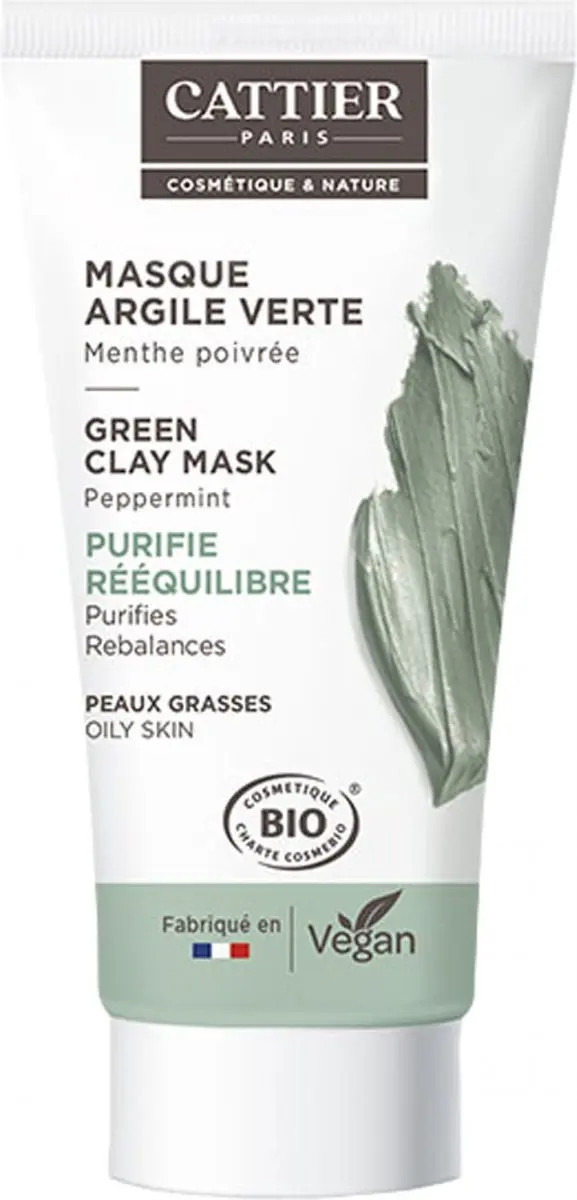 Cattier Biologisch Groene Klei Masker 30ml