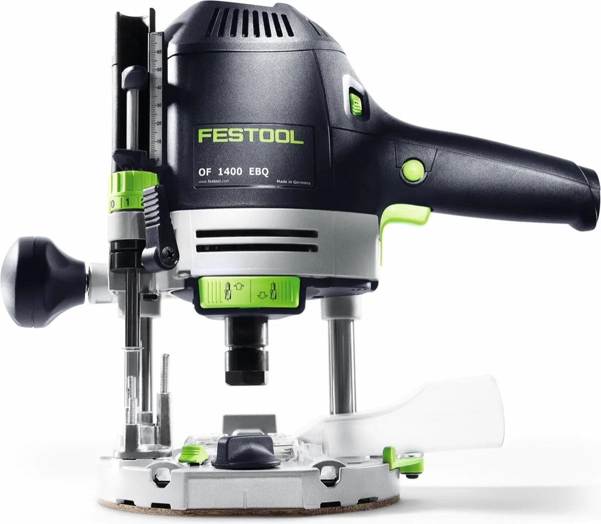 Festool OF 1400 EBQ-Plus Bovenfrees 576207 - Zwart/Groen