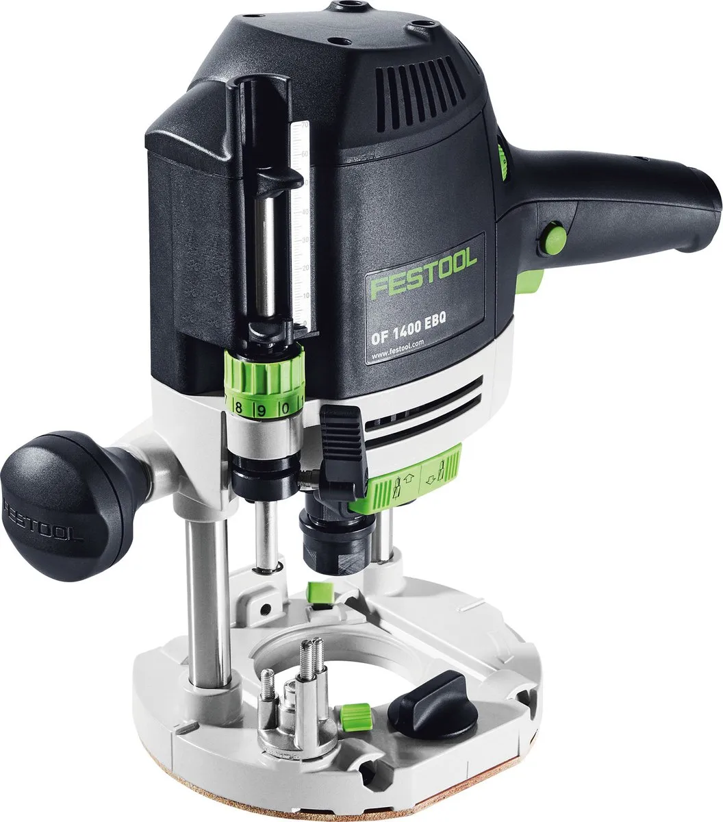 Festool OF 1400 EBQ-Plus Bovenfrees 576207 - Zwart/Groen