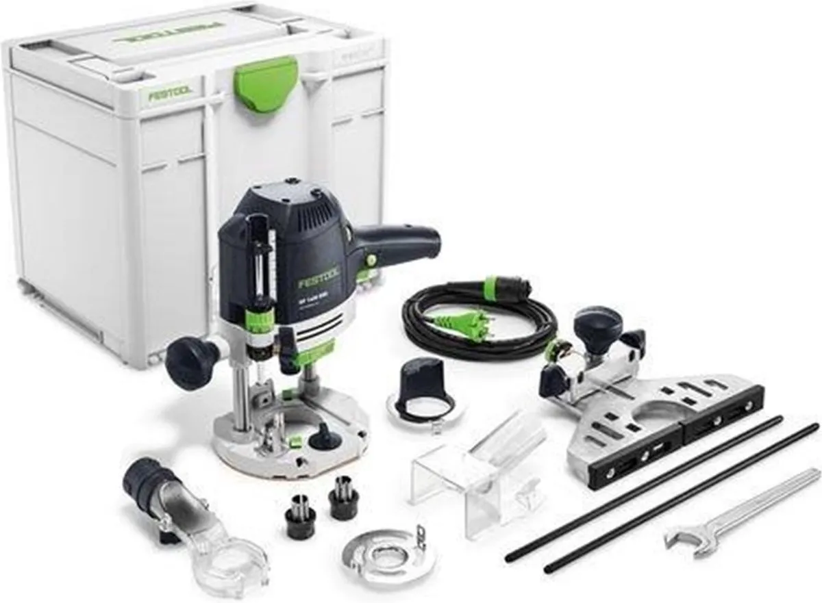 Festool OF 1400 EBQ-Plus Bovenfrees 576207 - Zwart/Groen