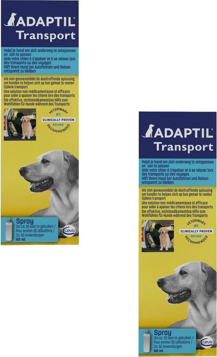 Adaptil Anti-Stress Spray Hond 2x60ml