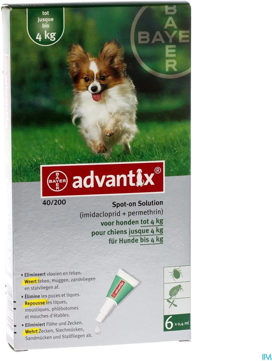 Advantix Hond Anti Vlooien & Teken 6 Pipetten