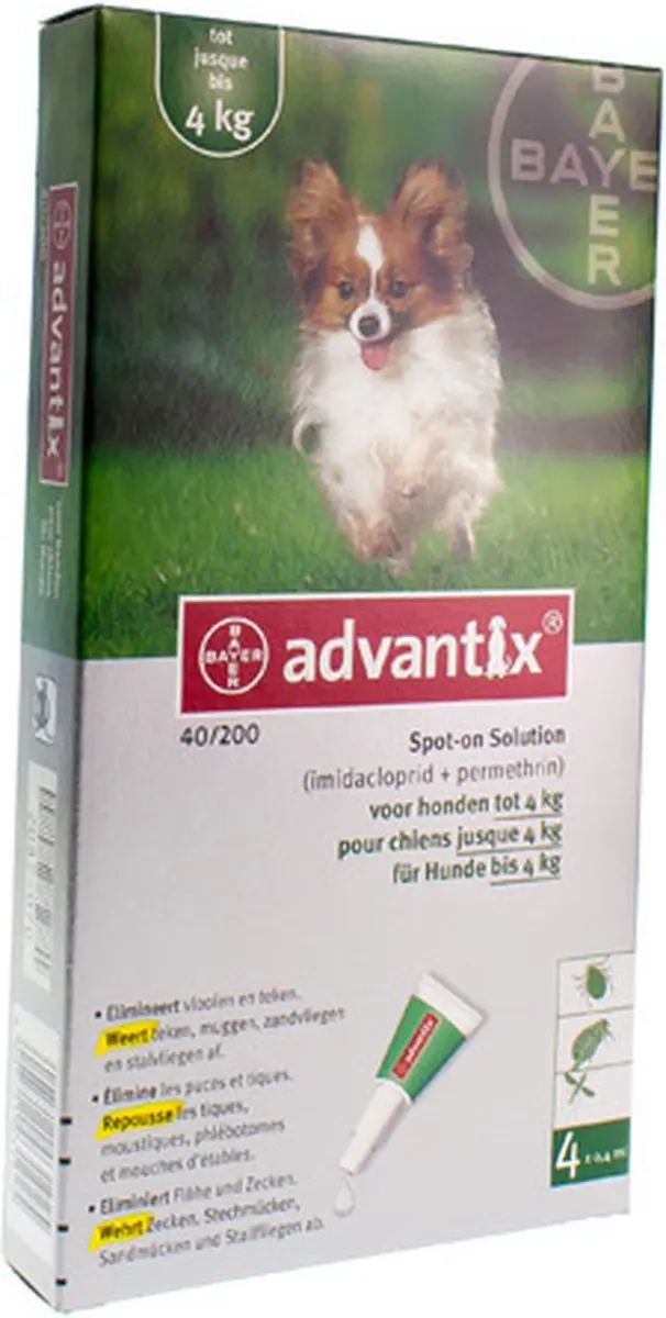 Advantix Hond Anti Vlooien & Teken 6 Pipetten