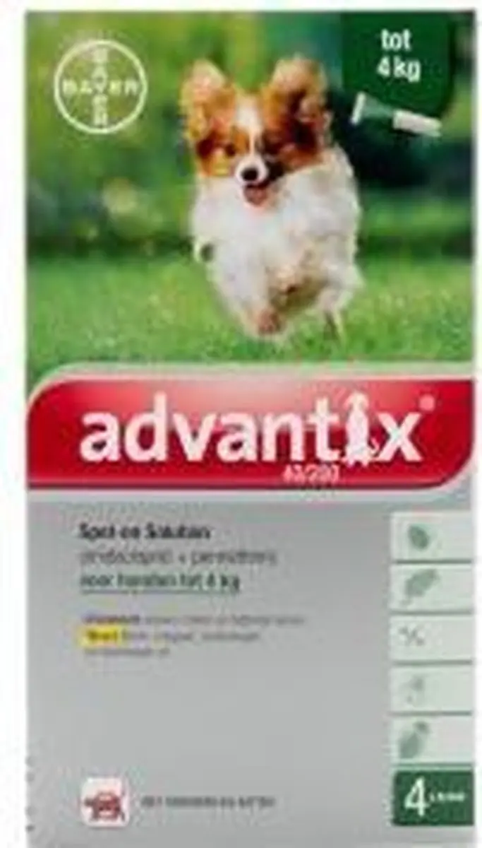 Advantix Hond Anti Vlooien & Teken 6 Pipetten