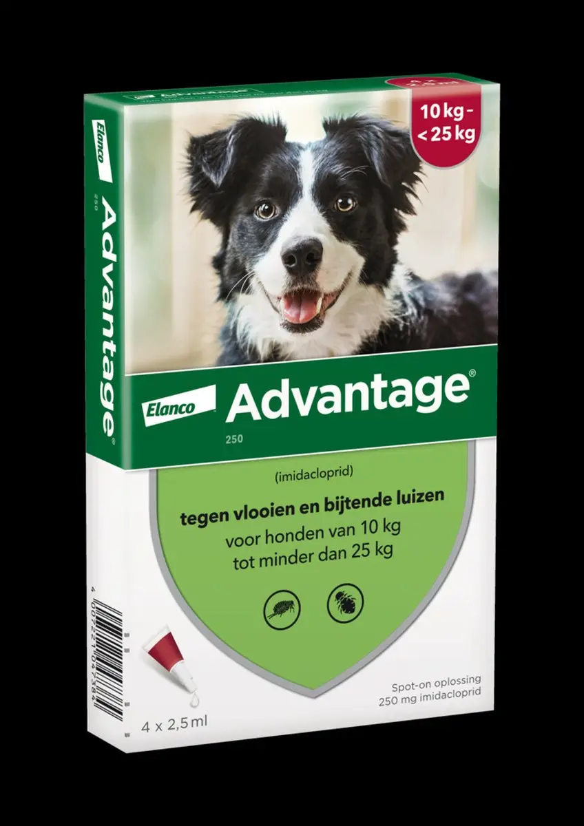 Advantage 250 Vlooiendruppels Hond 10-25 kg - 4 Pipetten - afbeelding 6 van 6