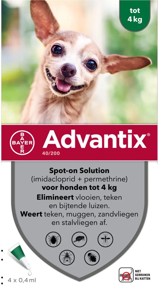 Advantix 40 Hond XS