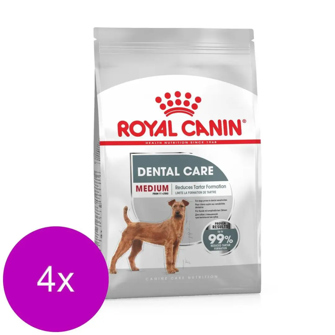 Royal Canin Dental Care Medium Hondenvoer - 4x3kg