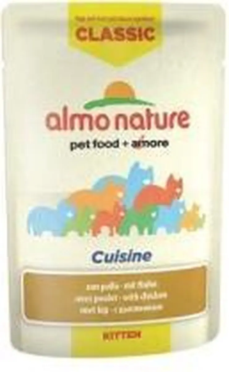 Almo Nature HFC Kitten Pouch 55g - 24 Stuks - afbeelding 2 van 2