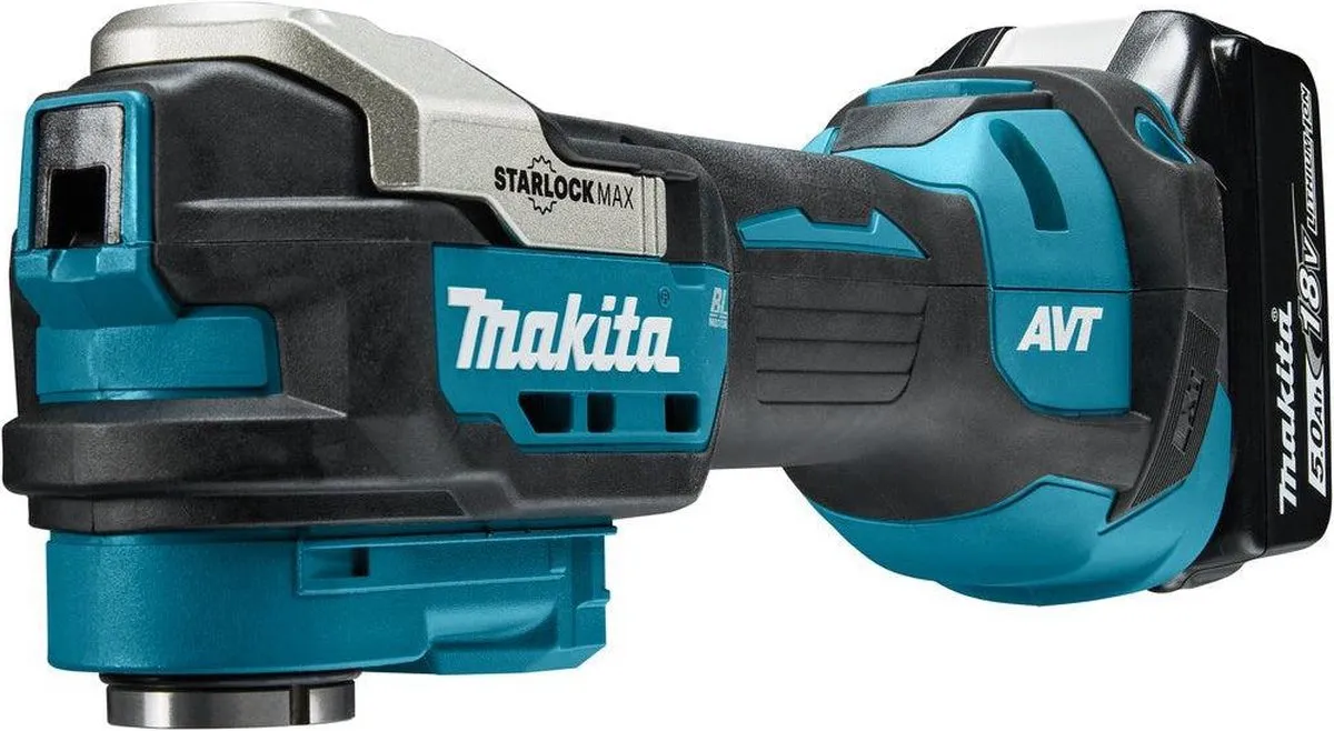 Makita DTM52RTJX2 Accu Multitool 18V - 2x Accu 5.0Ah - 14 Accessoires