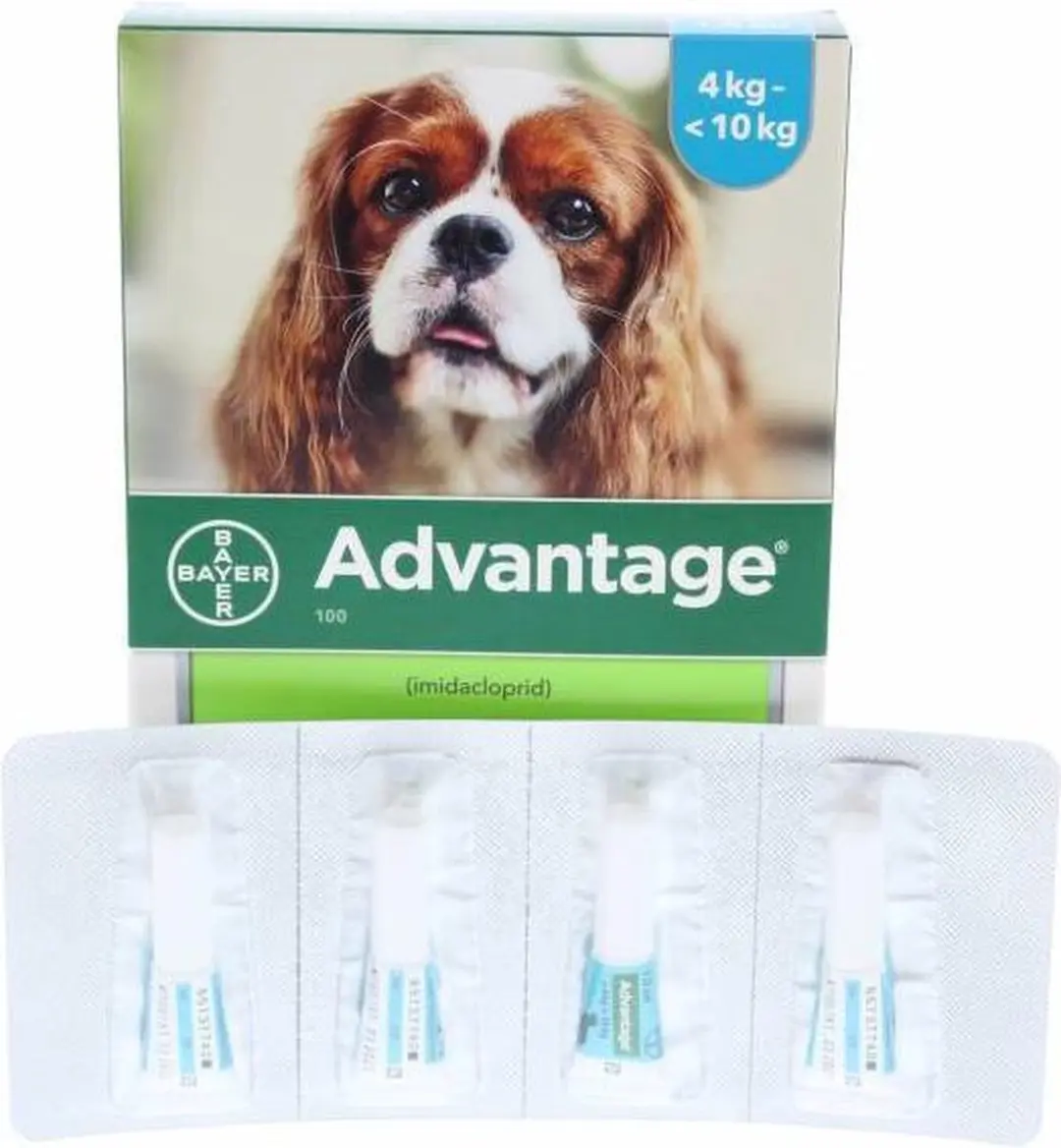 Advantage 100 Anti Vlooienmiddel Hond - 4 Pipetten
