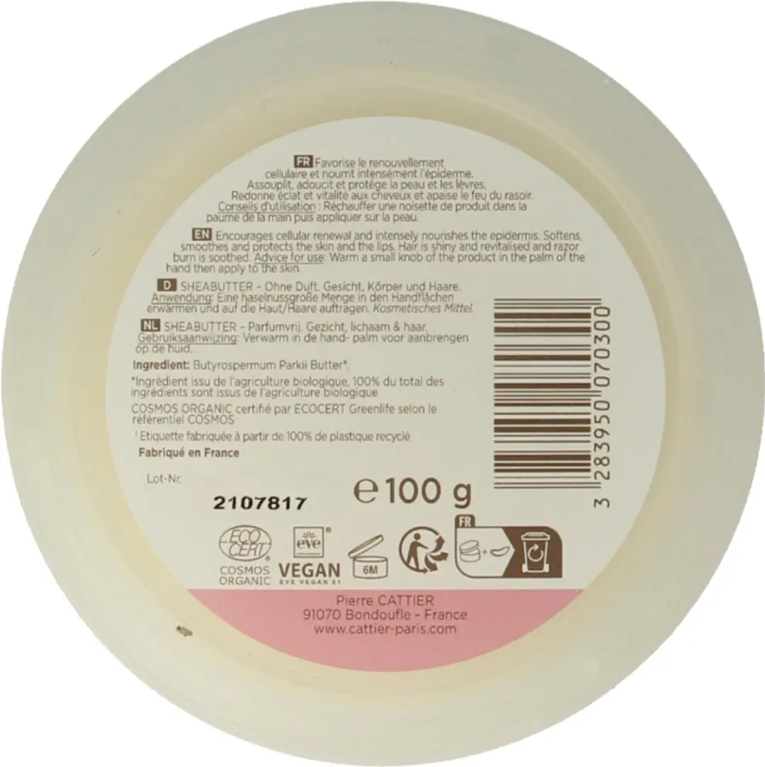 Cattier Sheabutter 100g