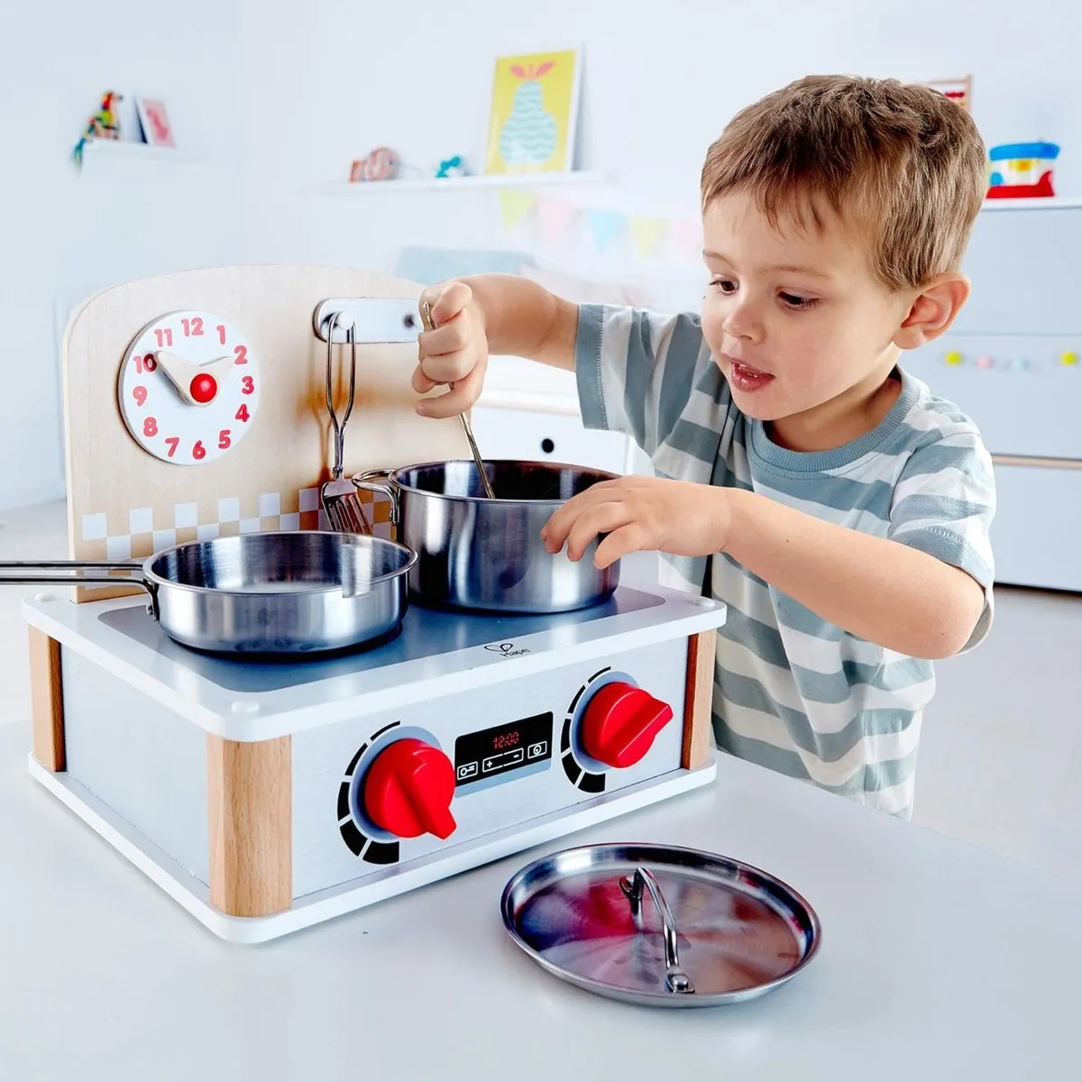 Hape 2-in-1 Keuken- & Grillset - Veelkleurig
