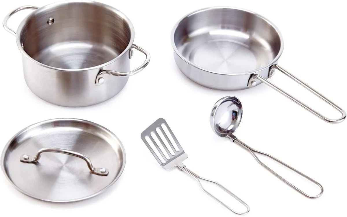 Hape 2-in-1 Keuken- & Grillset - Veelkleurig