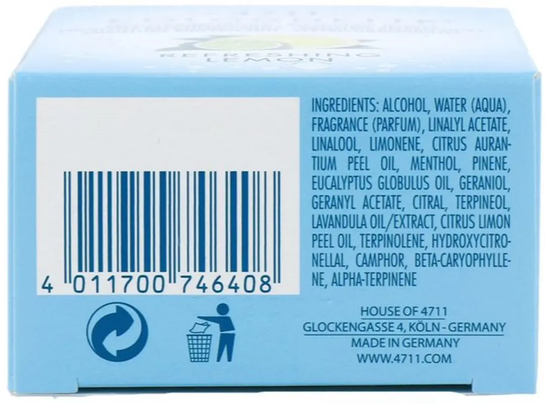 4711 Colognette Citrus Doekjes - 10ml