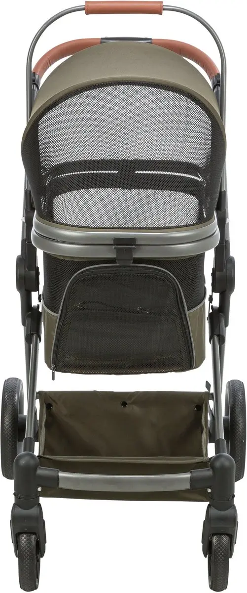 Trixie Hondenbuggy Olijfgroen - Maximaal 22 kg - afbeelding 6 van 6