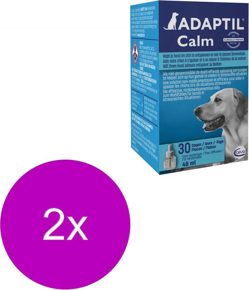 Adaptil Anti-Stress Navulling Hond 2x48ml