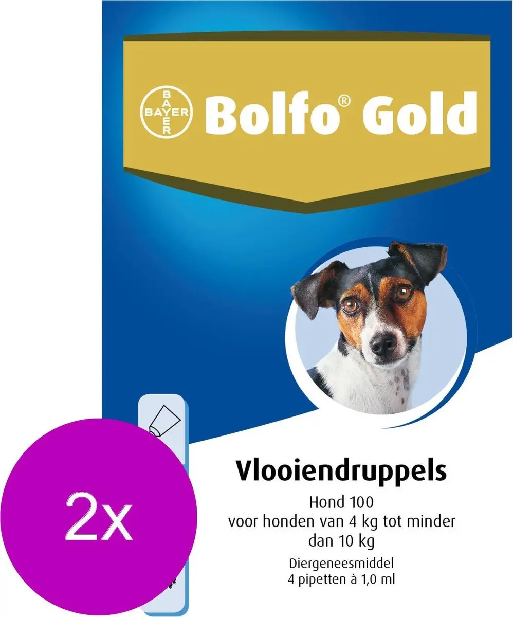 Bolfo Gold Hond Anti-vlooienmiddel 100