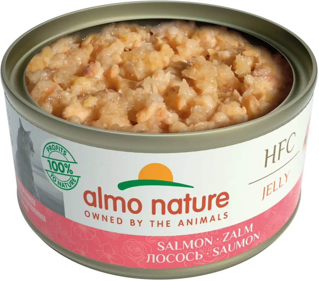 Almo Nature Cat Zalm 70g - 24 Stuks