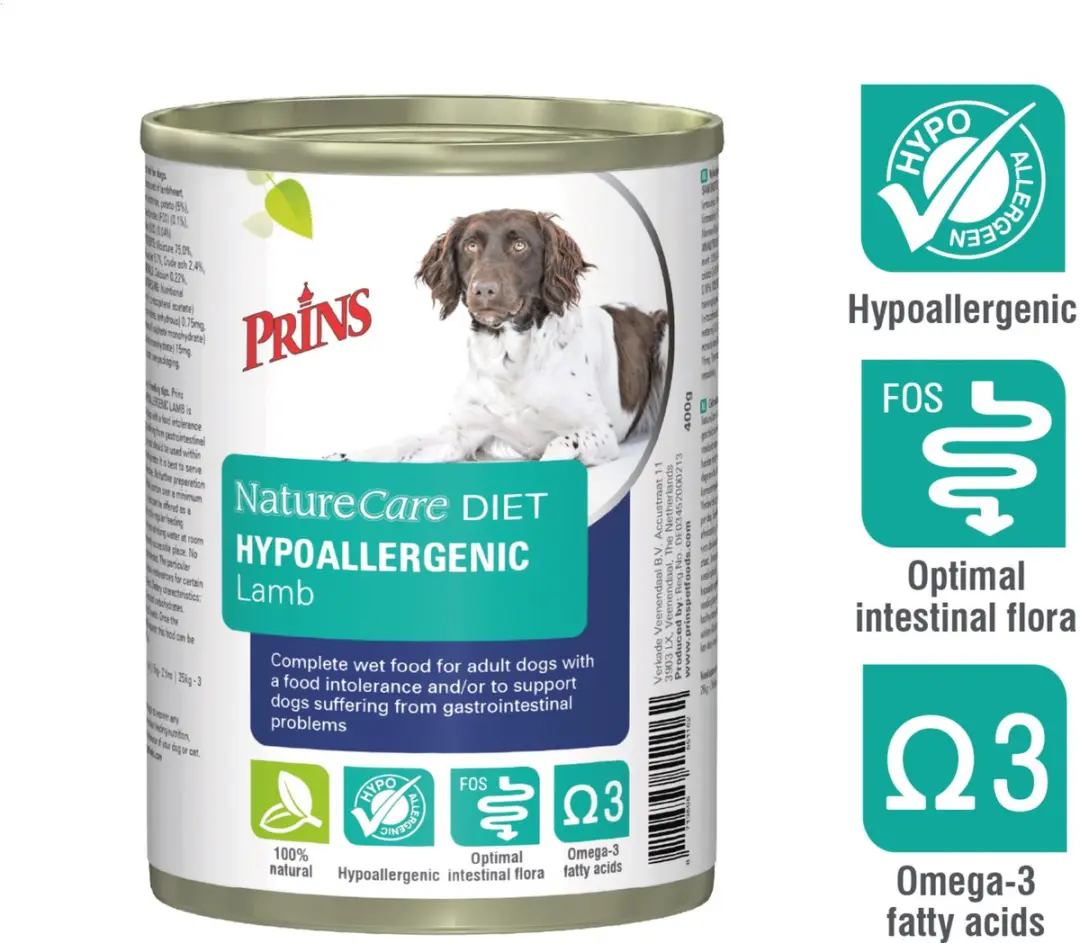 Prins NatureCare Hypoallergene Hondendroogvoer Lams 375g