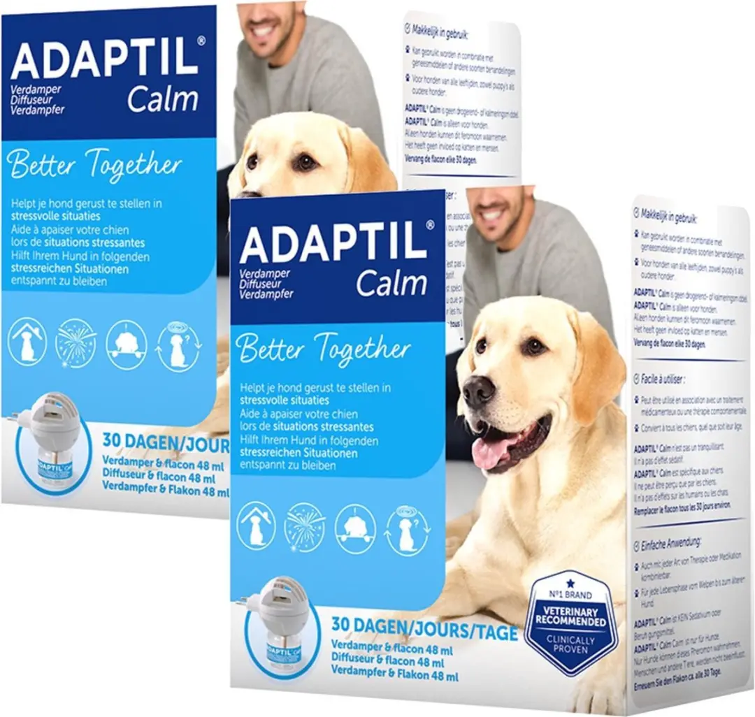 Adaptil Calm Verdamper Hond - 2x48ml Vulling